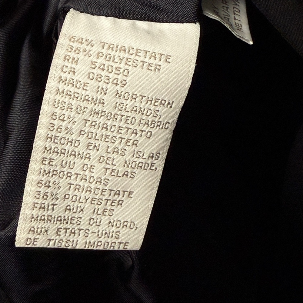 Jones New York Women's Black SZ 16 Blazer Long Career Business Classic Dressy - Picture 4 of 9